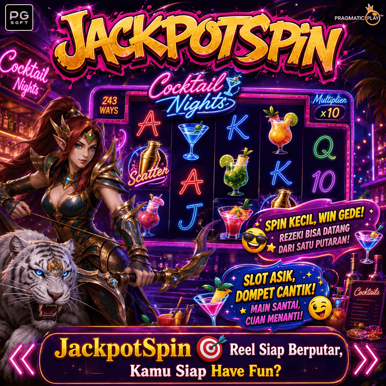 JackpotSpin 🎯 Reel Siap Berputar, Kamu Siap Have Fun? in Medan